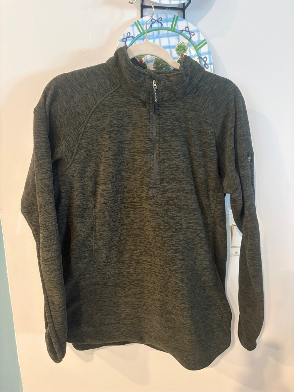 BCG fleece quarter zip top